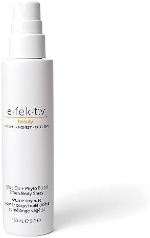 e.fek.tiv beauty Olive Oil Plus Phyto Blend Silken Body Spray - Deeply Moisturizing with a Soft Finish - Potent Plant-Based Ingredients - Rare, Specially Sourced Ingredients - Clean Beauty - 5 oz