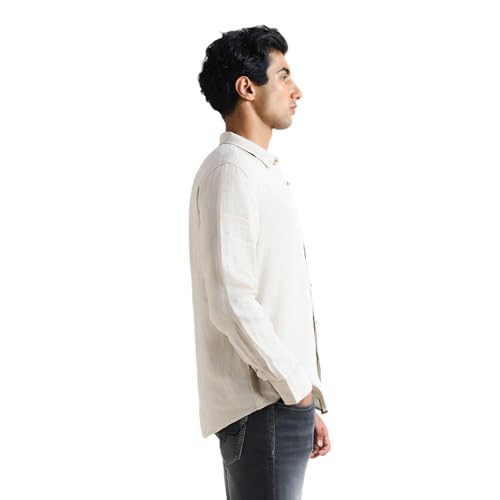 Image of Pepe Jeans Mens Linen Regular Fit Shirt