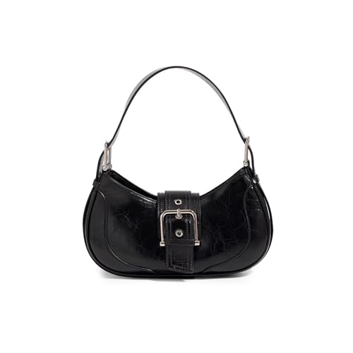 Petit sac à main vintage en cuir PU avec détails métal