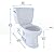 TOTO CST744SL#01 Drake 2-Piece Ada Toilet with Elongated Bowl, Cotton White