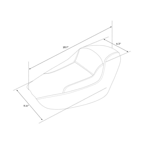 Asiento individual de moto para solucionar la incomodidad en viajes con Sportster XL 6