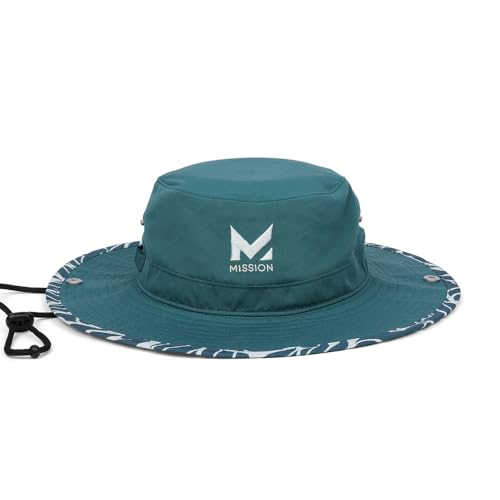 Image of MISSION Cooling Bucket Hat - Unisex Wide-Brim Hat for Men & Women - Lightweight, Foldable & Durable - Cools Up to 2 Hours