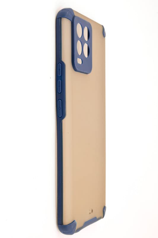 Image of RMOR Anti-Shock, Skin Feel Matte Finish Smoke CASE with 4 Corner Protection for REALME 8 4G