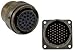 Itt Cannon Circular Connector Plug Size 22, 36 Position, Cable - KPT05E22-36S