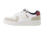 Levi's Herren Glide Sneakers, Off-White, 42 EU