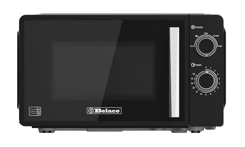 Belaco 800W Microwave Compact Size Microwave Oven with Manual Control, 10 Power Levels, 20L...