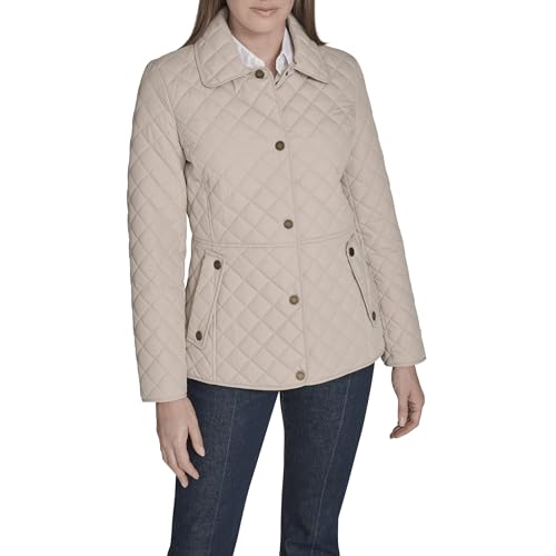 Tommy Hilfiger Women's Zip Up Long Sleeve Quilted Jacket