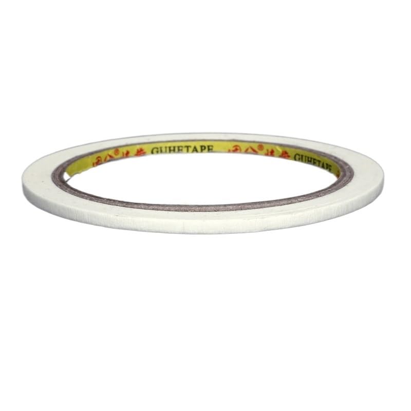 Miniatura 3 de FORINC Cinta adhesiva washi de color blanco, pegatina de papel de boceto artístico de pintura al óleo de un solo lado, se puede escribir en la casa