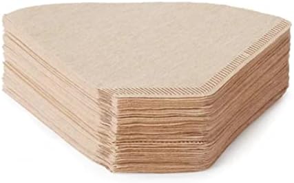EasyShopping247- Unbleached Coffee Filter Papers Size 4 (Four), 100% Natural, Pack of 100
