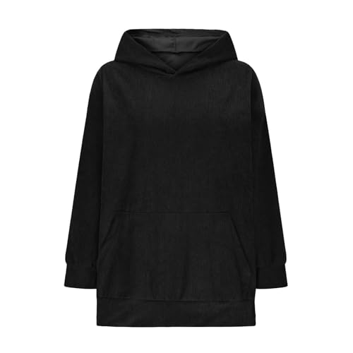 Girls Oversized Sweatshirt for Teen Girls Long Sleeve Casual Comfy Solid Hoodies with Pocket School Preppy Fashion Pullover