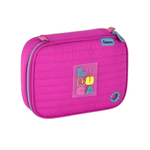 Estojo Escolar Infantil Comporta 36 Lápis Rosa - Luluca