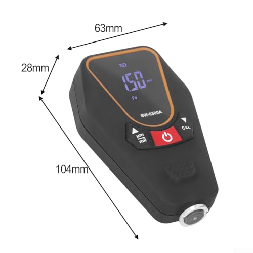 Medidor de Espesor de Pintura SW-6300A para Sustratos miniatura 3