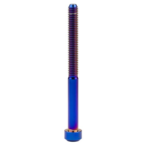 Image of Titanium Torx Square Head M6 x 10 15 20 25 30 35 40 45 50 60 65 70 80mm Screw Pack of 5 (Burn Blue, M6x70mm)