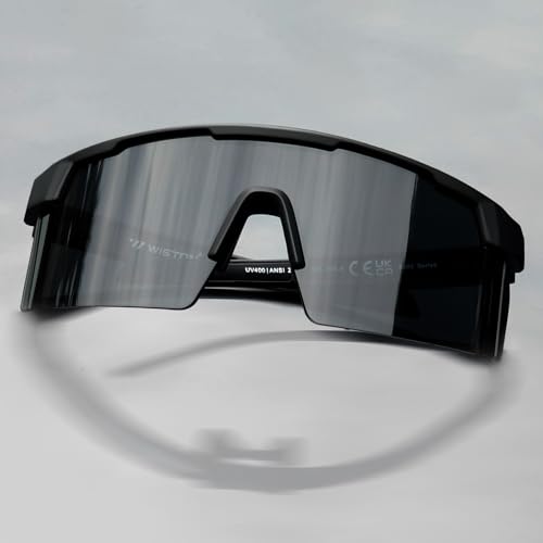 Image of WISTON XL Z87 Sunglasses for Big Wide Heads Men Women,TR90 Ultralight UV400 Protection Sun Glasses Z8224
