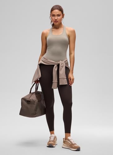 Image of CRZ YOGA Butterluxe Racerback Tank Waist Length | Yoga, Extremely Soft, Tight Fit, Scoop Neck, Sleeveless Tops for Women