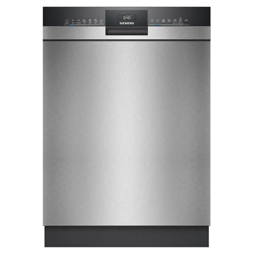 Siemens SN43ES04TE, iQ300, Lavavajillas empotrado inteligente 60 cm, cesta para cubiertos, varioSpeed Plus, autoOpen dry para un secado eficiente, cesta superior regulable en altura, intensiveZone,