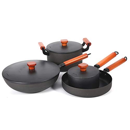 Juego de Utensilios de Cocina, Olla para Sopa, sartén, Wok, Leche, Cocina, Cocina de Inducción, Cacerola Antiadherente, cazuela Caliente