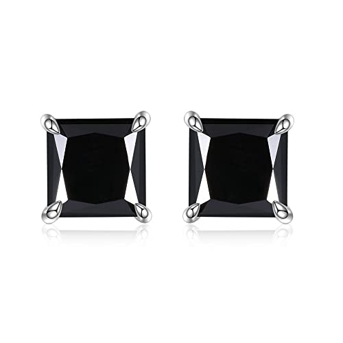 Boucles d'oreilles Moissanite 2 Carats Argent 925 Strass Homme Femme