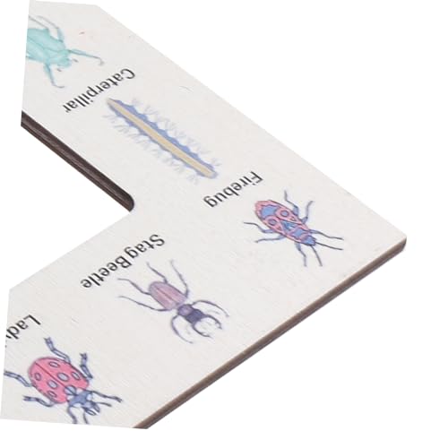 Generic Brinquedo Aprendizagem Madeira Natural Natureza Madeira Guia Natureza Quadro Para Ferramenta