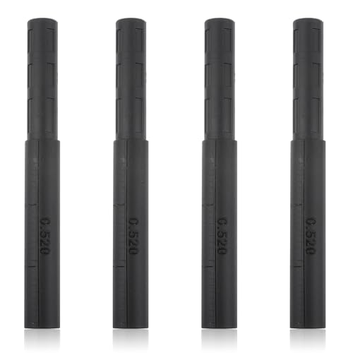 JIYIN 0.52\" Golf Club Shaft Extension, Black Carbon Fiber Golf Shaft Extender Rod Club Shaft Extension Golf Wood Accessories for Putter Iron Golf Club Shafts