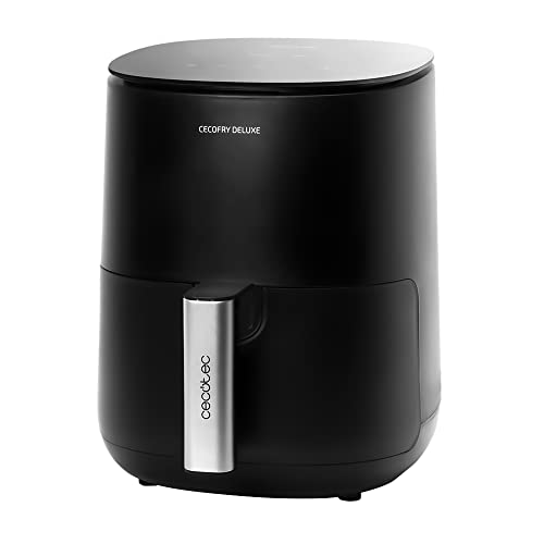 Freidoras De Aire Cecotec Freidora sin Aceite 2,5 L de Aire Caliente Cecofry Deluxe Rapid Moon. 1400 W, Dietética, Función Horno, Cestillo y...