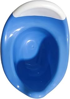 Plastic Potty for Kids in 2 Assorted Colors, Unique Design and Attractive Shape (Blue*White Shape2)