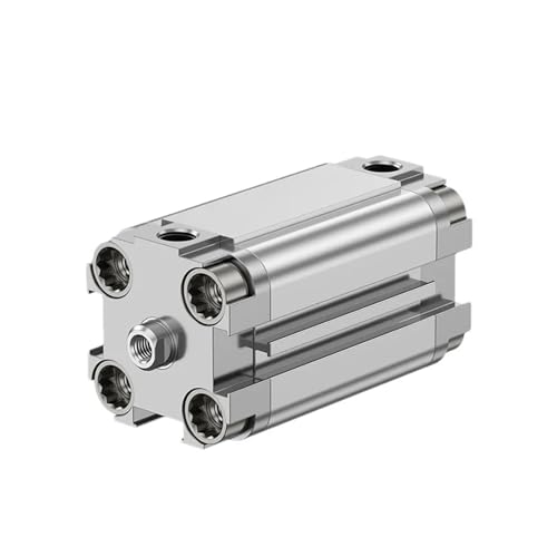 Cylindre fin ADVU aluminium robuste usinage précis course 10mm