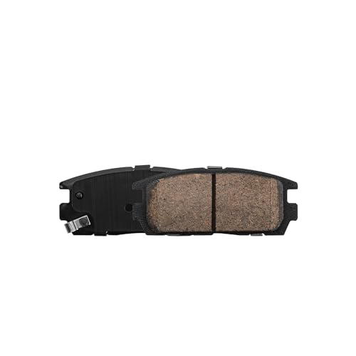 Image of Detroit Axle - Rear Brake Pads for Chevrolet Captiva Sport Equinox GMC Terrain Pontiac Torrent Saturn Vue XL-7, Ceramic Brake Pads w /Hardware Replacement