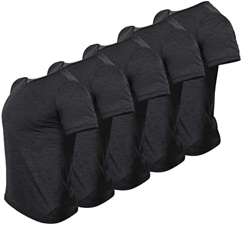 ACTIVATE Mens 5 Pack Active V-Neck Tee