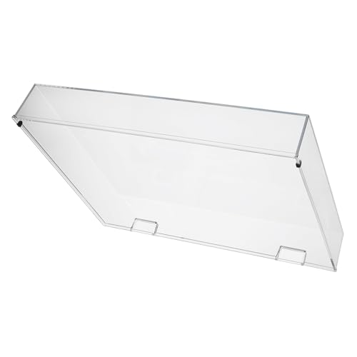Image of Custom Fit 3mm Clear Acrylic Dust Cover for Audio-Technica AT-LP3, LP3X(BT) Turntable, Scratch & Dust Protector Lid for Belt-Drive Record Player