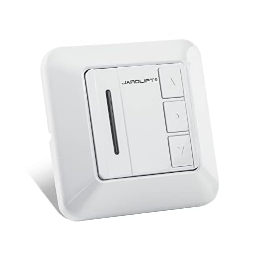jarolift Funkwandsender 1-Kanal TDRC 01W Funksender, für TDEF-Funkmotoren & Rohrmotoren mit jarolift Funkempfänger, 433,92 MHz