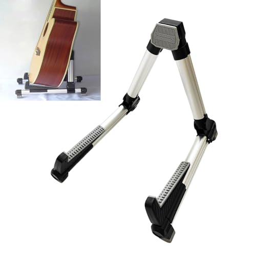 Support de guitare pliable triangulaire pour basse et guitare classique