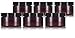 Amber PET Plastic (BPA Free) Refillable Low Profile Jar - 4 oz (6 Pack) + Spatulas