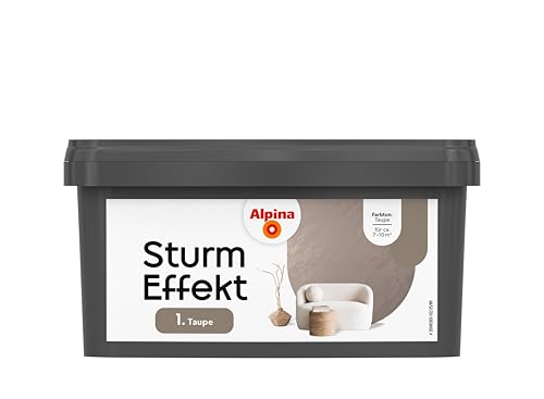 Alpina Effektfarbe Sturm Effekt Taupe 1 Liter
