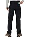 Pioneer Camp Herren Wanderhose Gefüttert Fleece-Hose Trekking Wasserabweisend Winterhose Outdoorhose mit 3 Reißverschluss Taschen Schwarz Größe:L