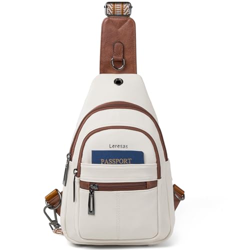 Sac bandoulière 10L en cuir végétalien pour voyage homme et femme