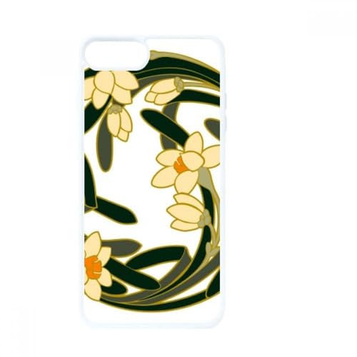 Coque pour iPhone SE 2 Apple 78 motif floral, protection rigide blanche fleurs de Chine
