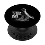 Lustige Schlange, Gefahrennudel, Nope Rope, Reptilienhandler, Zoo PopSockets Klebender PopGrip