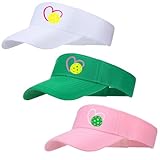 Cuffbow 3 Pack Dinkball Sun Visor Hats Heart Dinkball...
