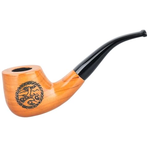 Pulsar Shire Pipes - HOME AGAIN Cherry Bent Brandy Tobacco Pipe - 5.5