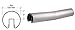 CRL Brushed Stainless 4 Degree Lower Incline Corners for 1-1/2" Diameter