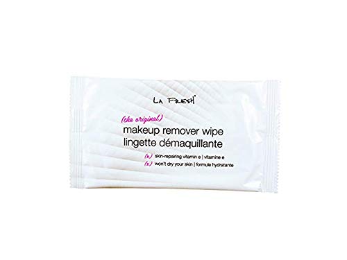 La Fresh Travel Lite (10) Make-Up Remover Wipes Individually Packaged, Large Size. Plus Bonus Velvet Eyeliner Pen