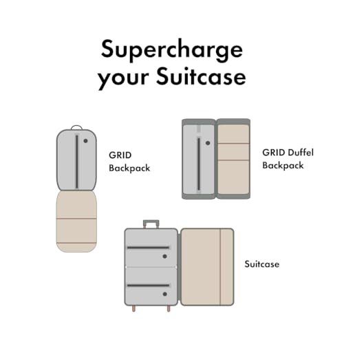 Ekster Vacuum Travel Bags - TSA-Compliant Space Saver Compression Storage, Odor & Waterproof Anti-Rip Modular Vacuum Sealed Bags for Travel, Airtight Zipper for 15+ Items, Fits Luggage & Backpacks 6