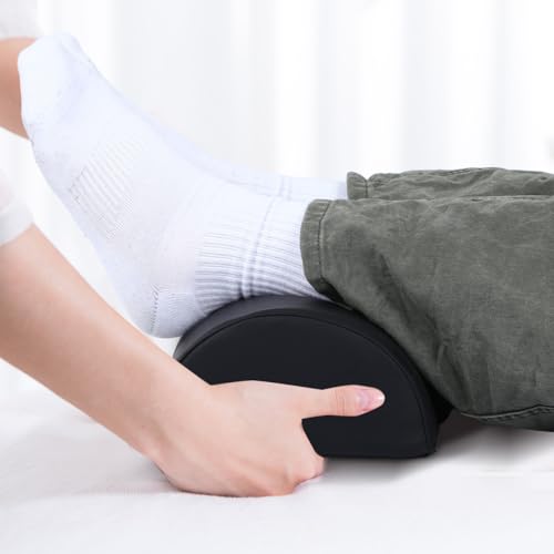 Healeved Half Round Massage Table Bolster Massage Pillow Traversin Back Pillow Leg Leg Positioner s PU Leather Half Table Cushion by Healeved - Image 2