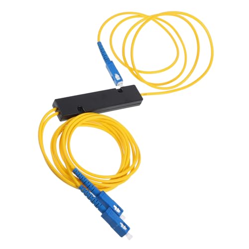 Happyyami Optical Splitter Fused Fiber Splitter for High-Definition Connector for Home Theater and Fiber Communication Use