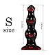 BDSMJOY groß Analdildo,riesen Dog Dildo Analplug Buttplug Analspielzeuge Fisting Sexspielzeug erotisches Sex Spielzeug ab 18 für Paare Frauen Männer extrem (Schwarz, S)