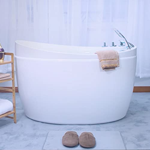 Empava Whirlpool Bathtub Massage Soaking Spa Chromatherapy Jets Tub Model 2021 48Jt011 #TOP5