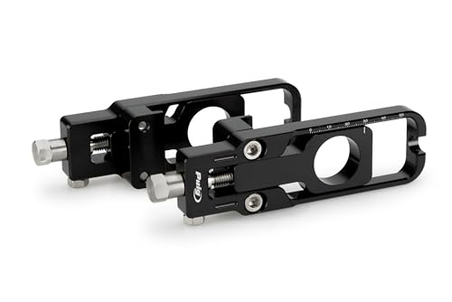 Tendeur de chaîne Puig 21632N noir en alu réglage précis pour moto