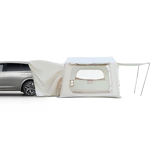 Carpa inflable SUV 2 en 1 con bomba y poliéster resistente miniatura 2