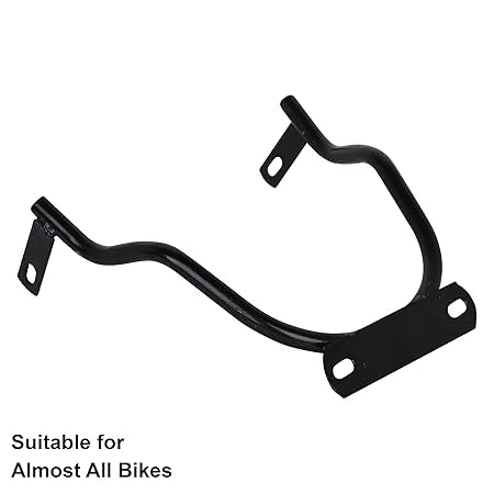 Image of Grandbiker Front Fender Number Plate Holder for Pulsar N160 (Black)